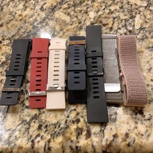 Fitbit Versa wrist bands Seven of them!